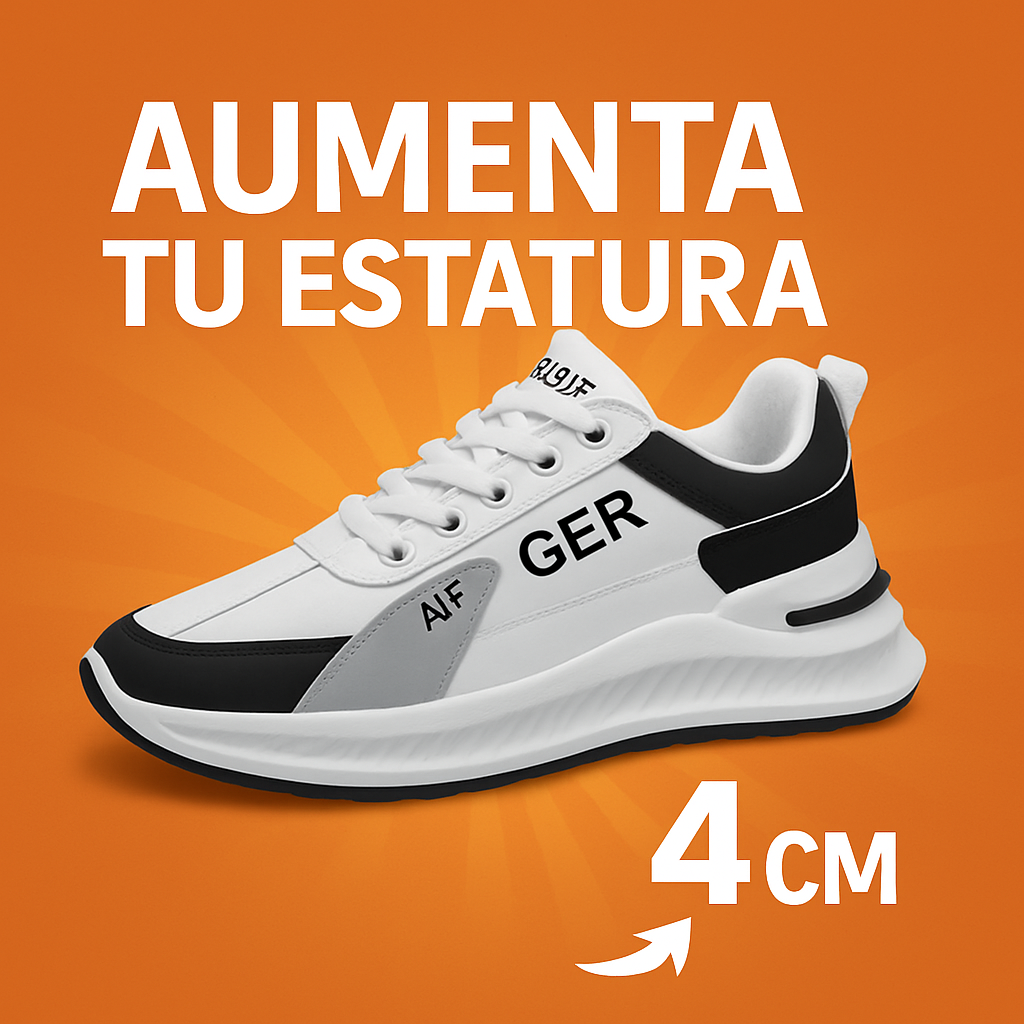 Lightwave™ - Deportivo caballero - Zapatillas para aumentar la altura (4cm)